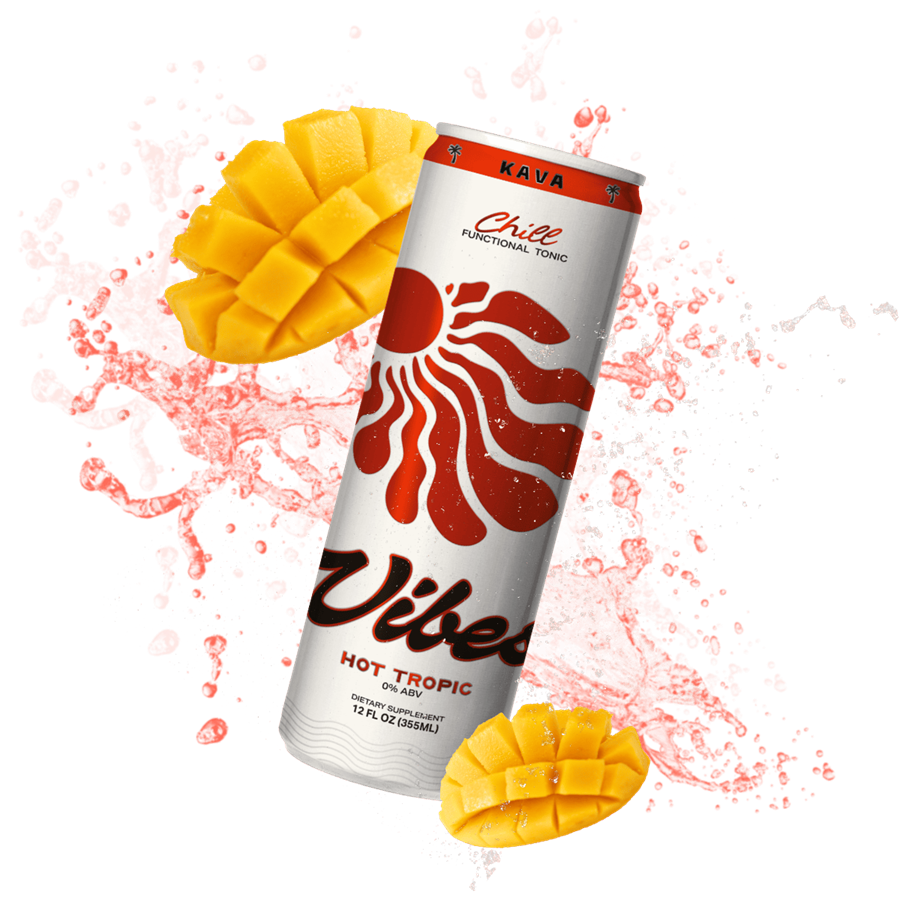 Hot Tropic Kava can with mango
