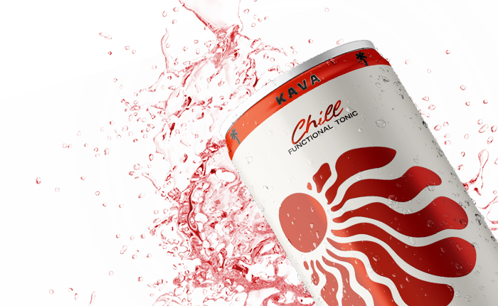 Hot Tropic Kava can with splash